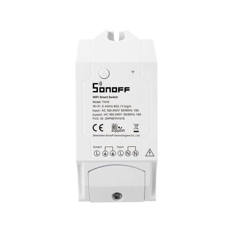 SONOFF TH16 WiFi switch with sensor port