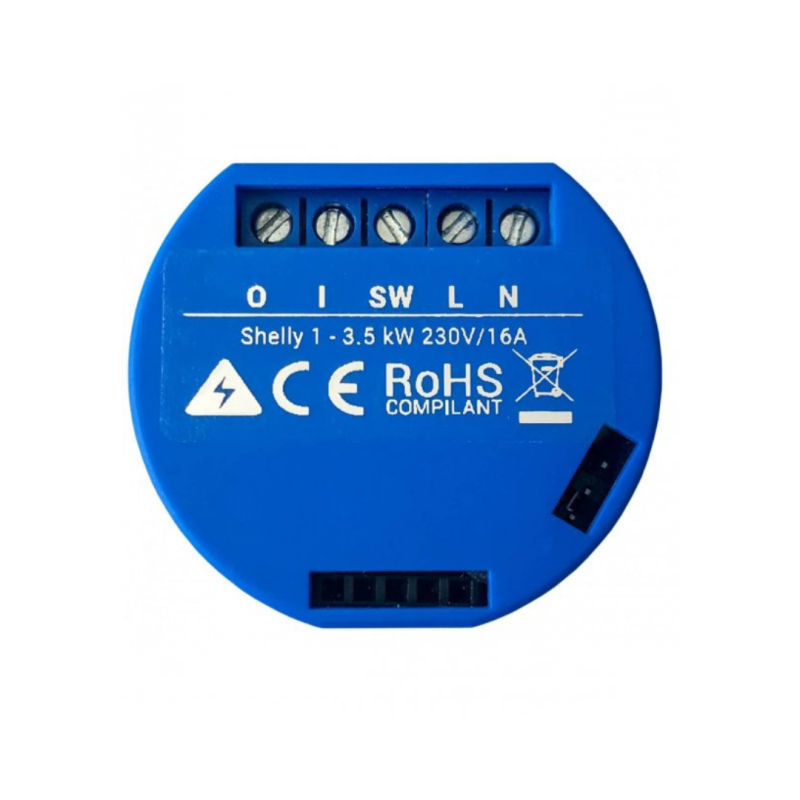 Shelly 1 in-wall WiFi relay module