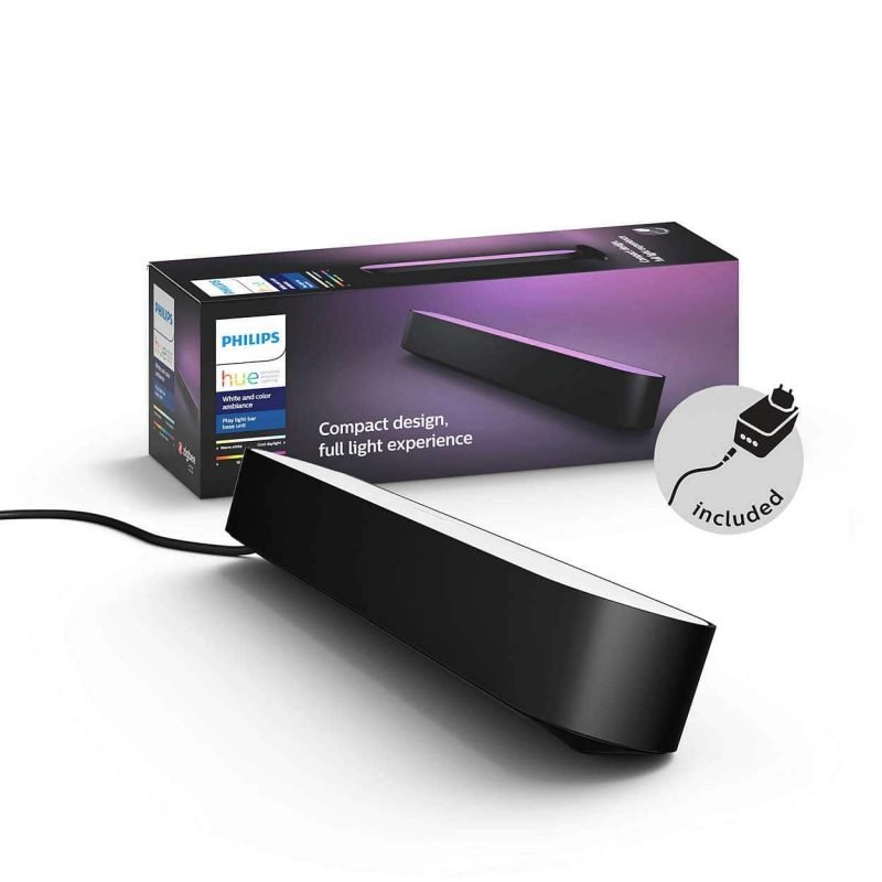 Hue Play light bar behind a television