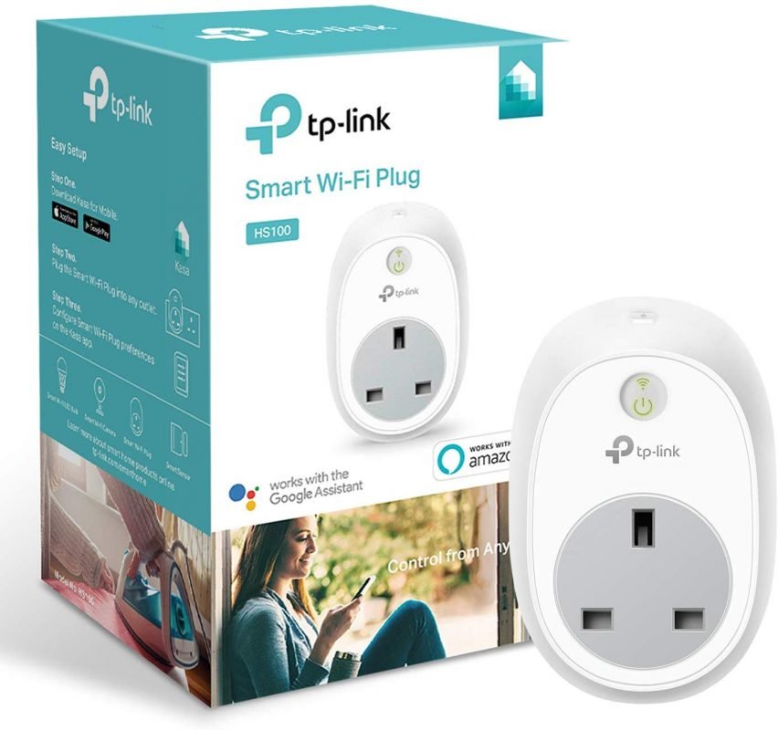 TP-Link Kasa smart plug HS100 in a socket