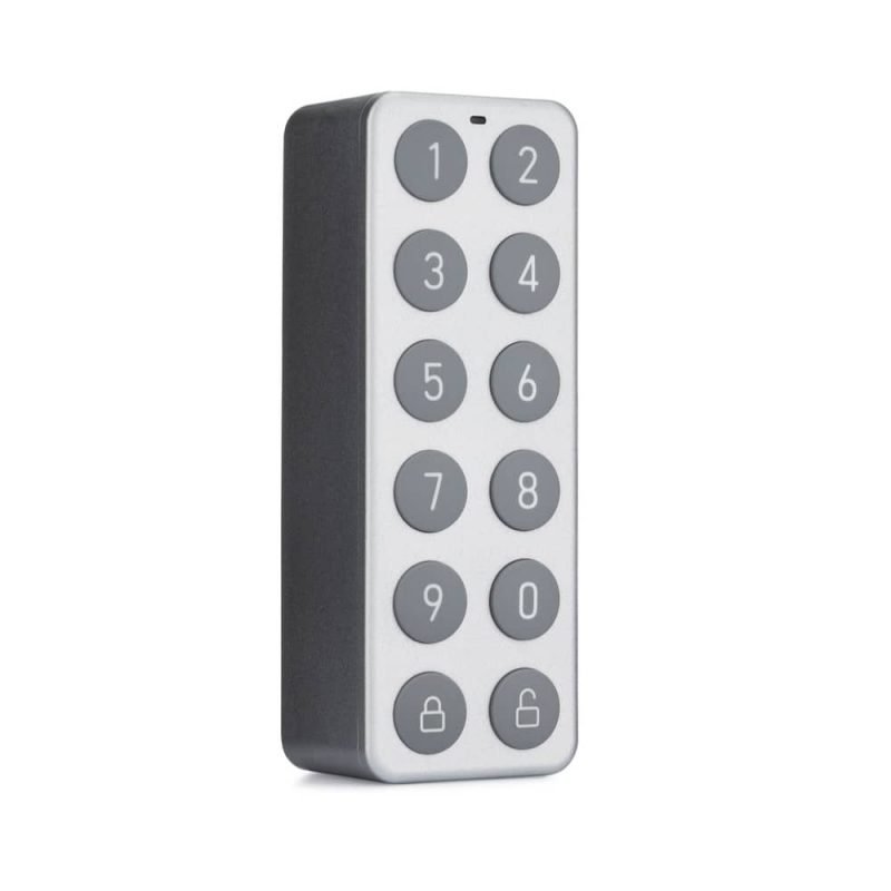 Wyze lock keypad mounted beside a door