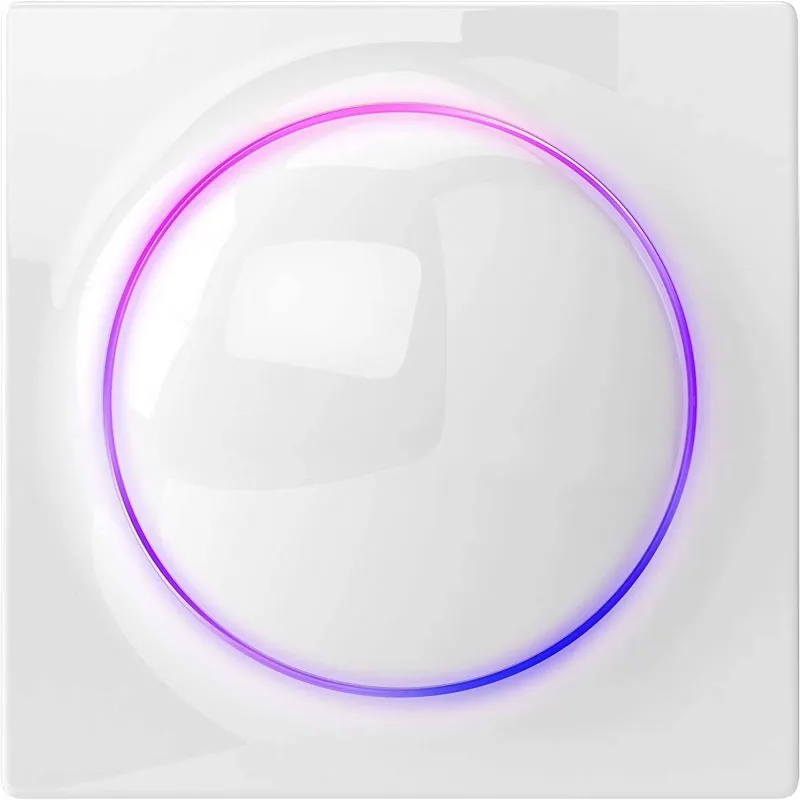 Fibaro Walli Switch two channel Z-Wave wall switch with LED ring