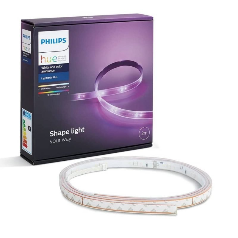 Hue Lightstrip Plus 2m under a kitchen counter