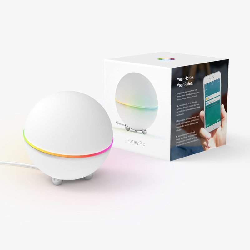 Homey Pro 2019 white sphere smart home hub