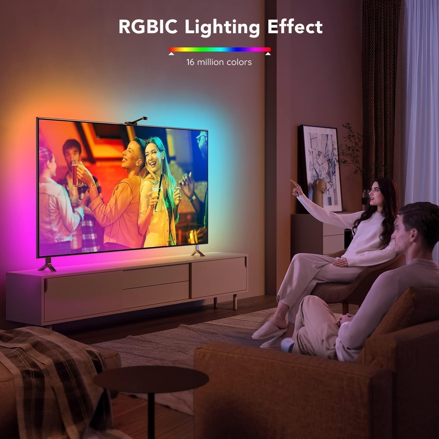 Govee Immersion WiFi TV LED Backlights with Camera - Image 2