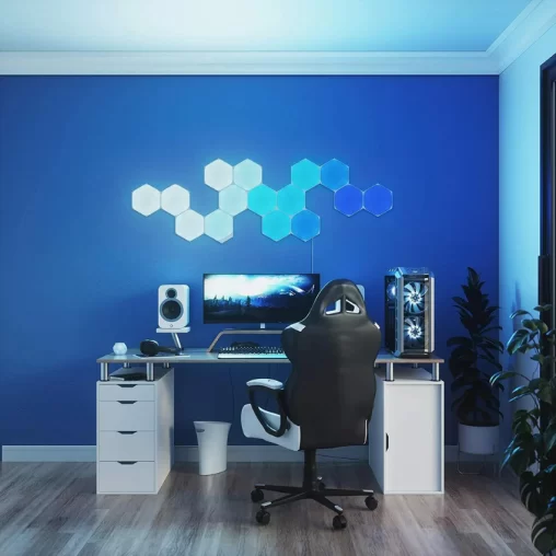 Nanoleaf Hexagon Shape Starter Kit - 9 Light Panels - Image 2