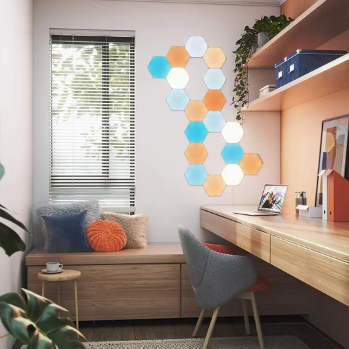 Nanoleaf Hexagon Shape Starter Kit - 9 Light Panels - Image 3