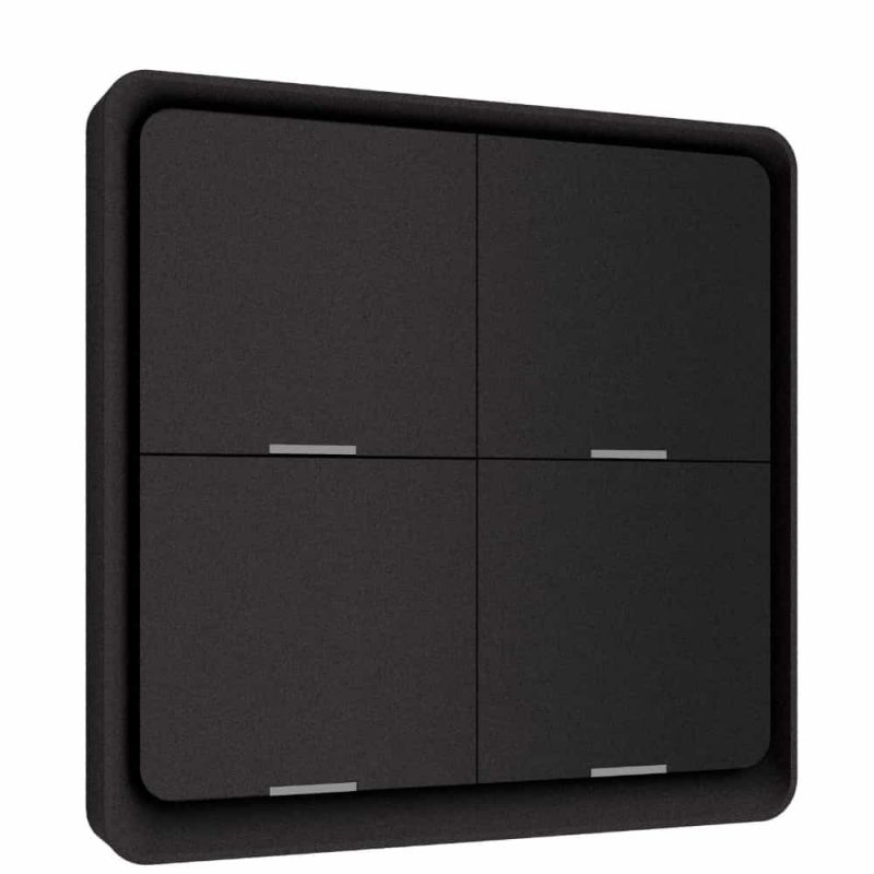 Zigbee 4 Button Scene Switch (Black) Smart Home Tanzania