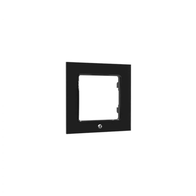Shelly wall frame single in black with matching plate