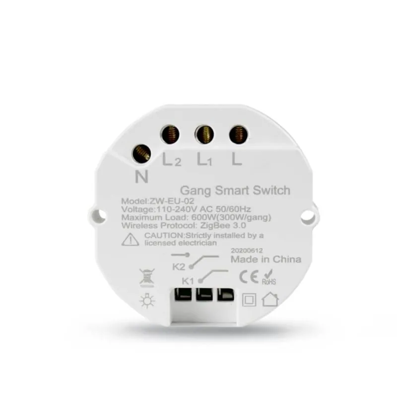 Tuya WiFi relay in-wall module