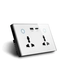 Smart WiFi Twin Socket (White)