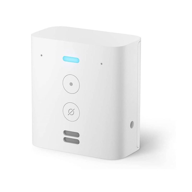 Amazon Echo Flex plugged into a wall socket