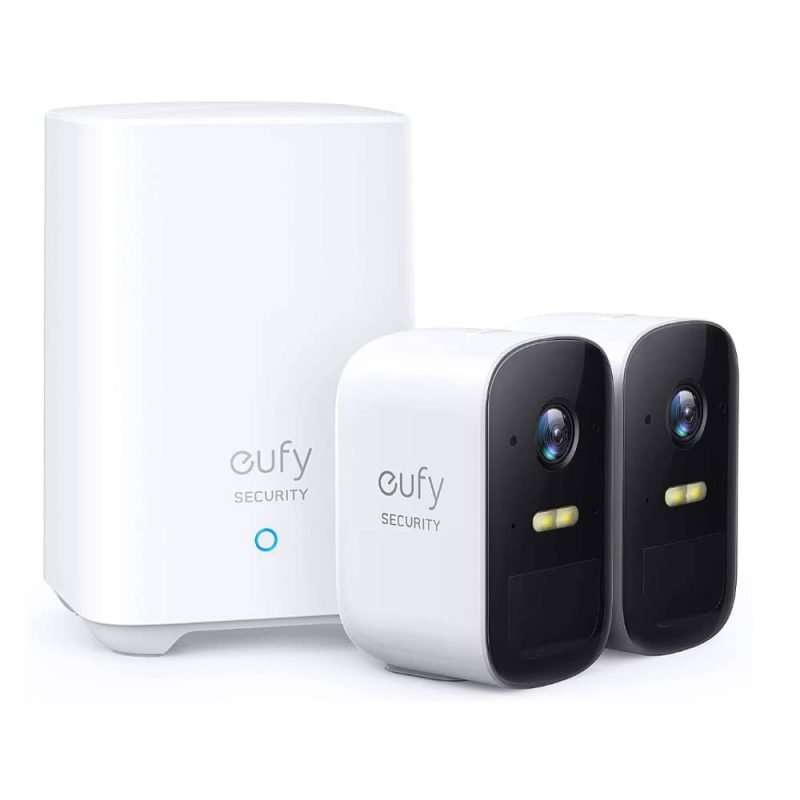 eufyCam 2C Pro kit with two cameras and the HomeBase 2