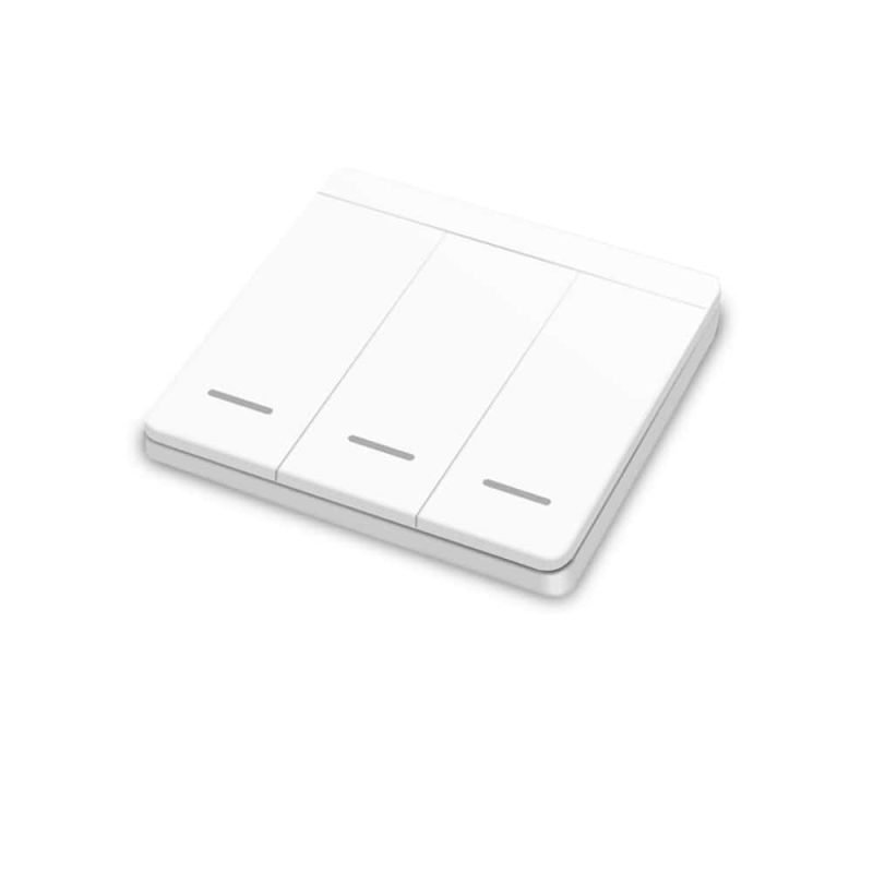 RF wireless switches on an 86 mm wall plate
