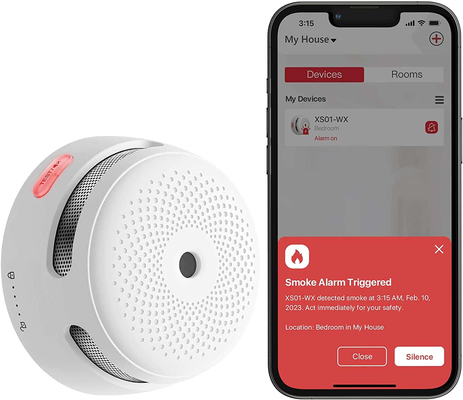X-Sense Mini Smoke Alarm (WiFi)