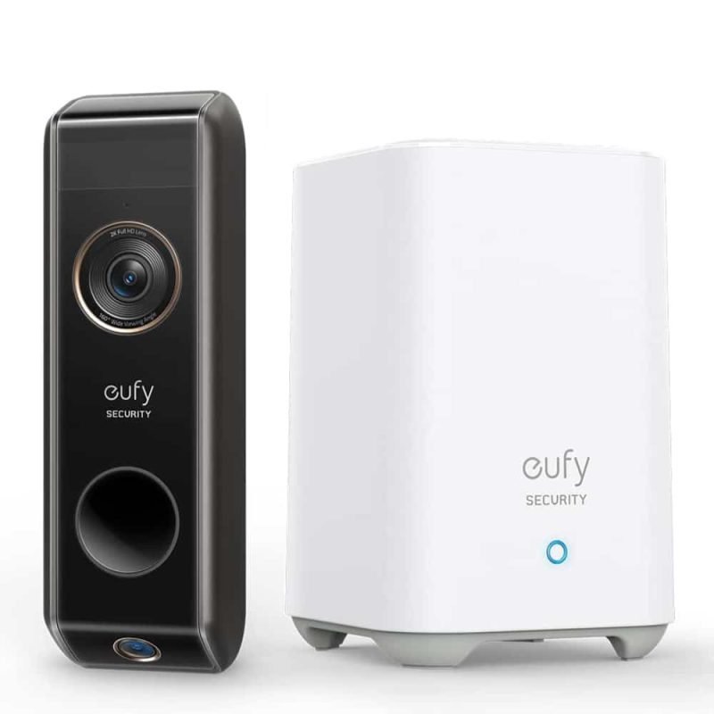 Dual camera video doorbell eufy S330 with HomeBase