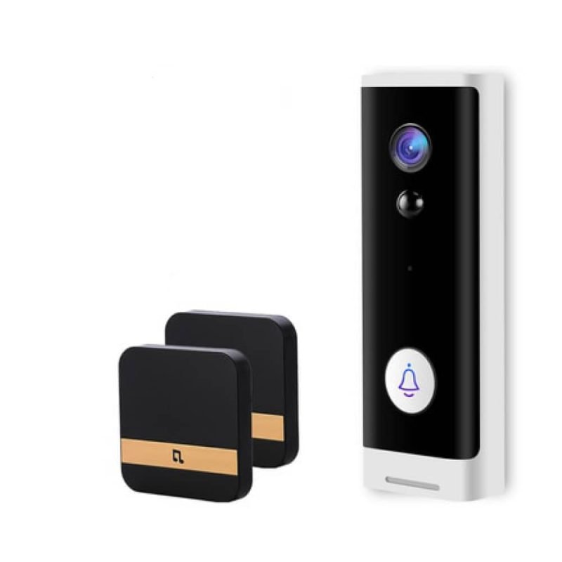 Tuya video doorbell with plug-in indoor chime