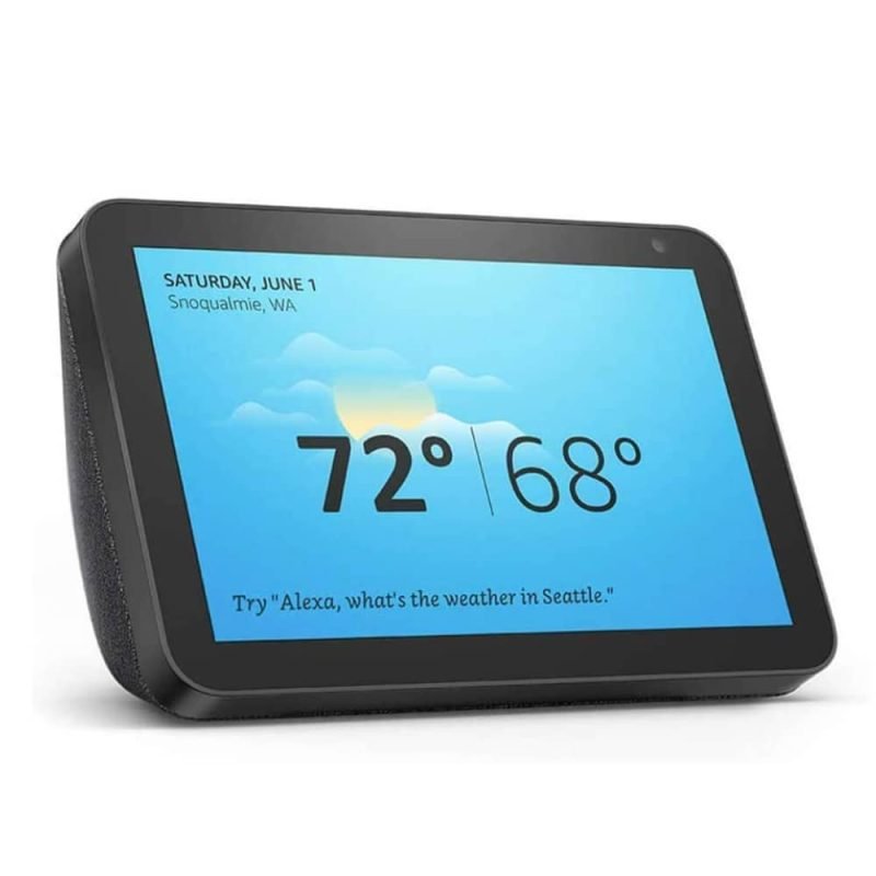 Echo Show 8 2024 Charcoal smart display with Alexa
