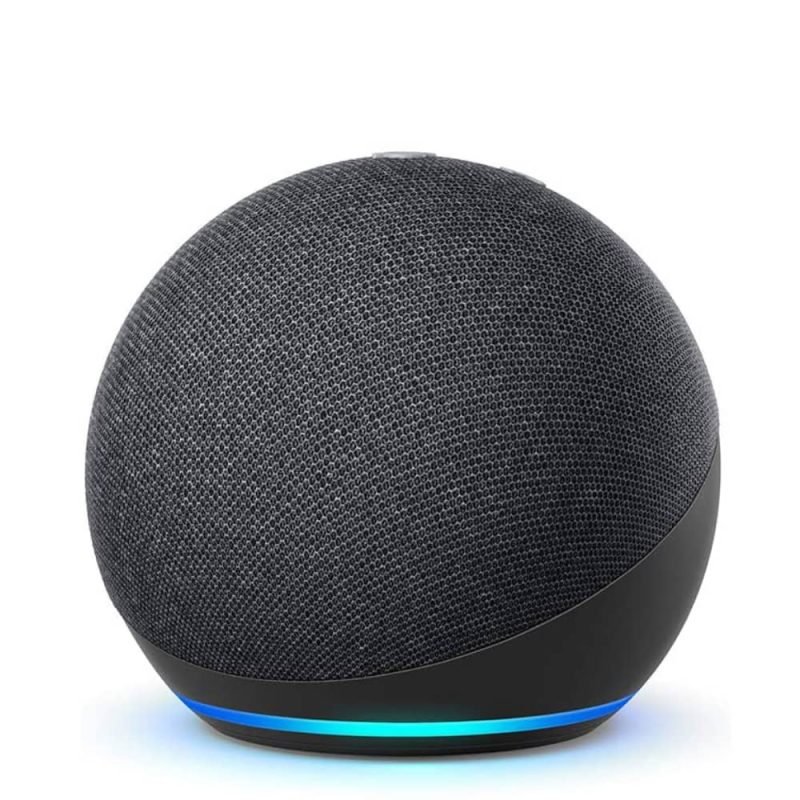Echo Dot 5th Gen Charcoal smart speaker with Alexa