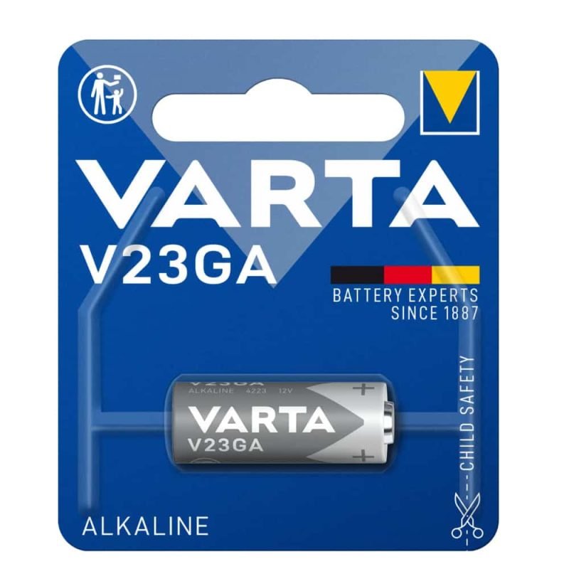 V23GA 12 volt alkaline battery for remotes