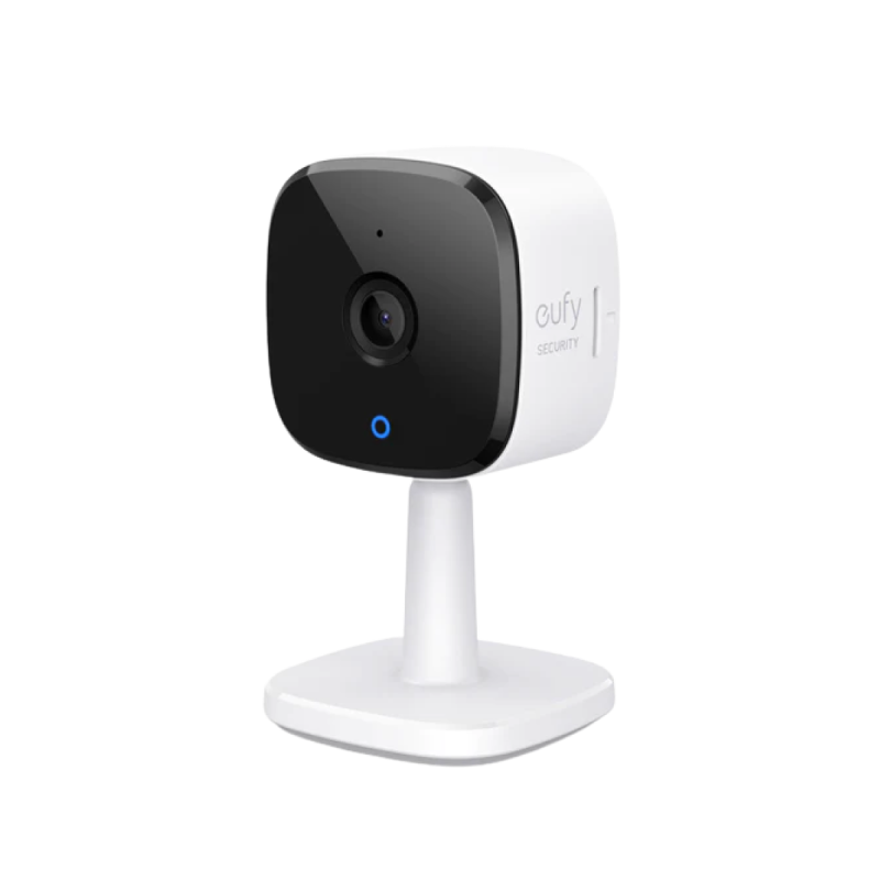 eufy indoor camera 2K standing on a shelf